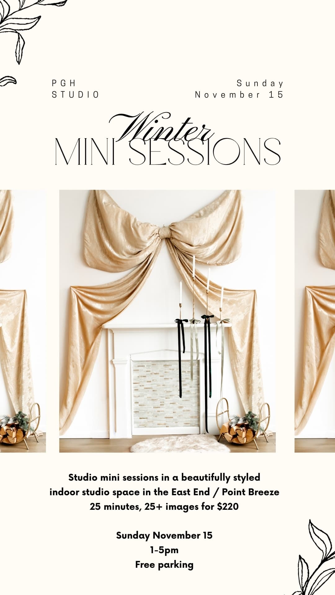 Indoor Studio Winter Minis